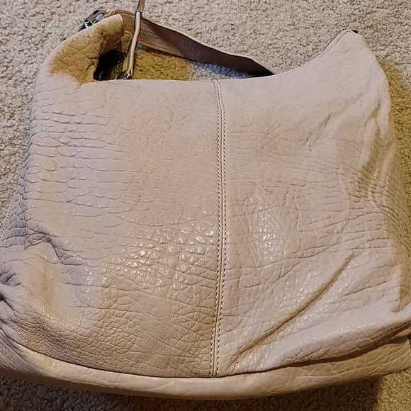 * Vince Camuto Riley Clay Leather Hobo Blush - Picture 2 of 8